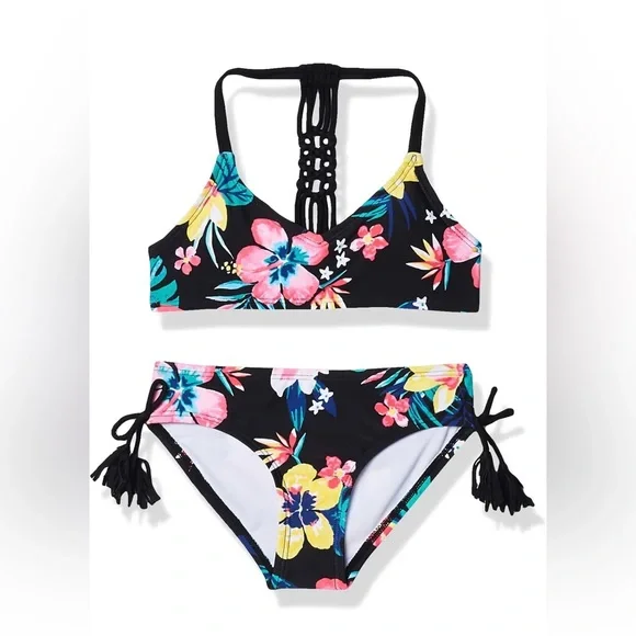 NWT Kanu Surf Girls' Willow 2-Piece Swimsuit Size 4T - Picture 1 of 6